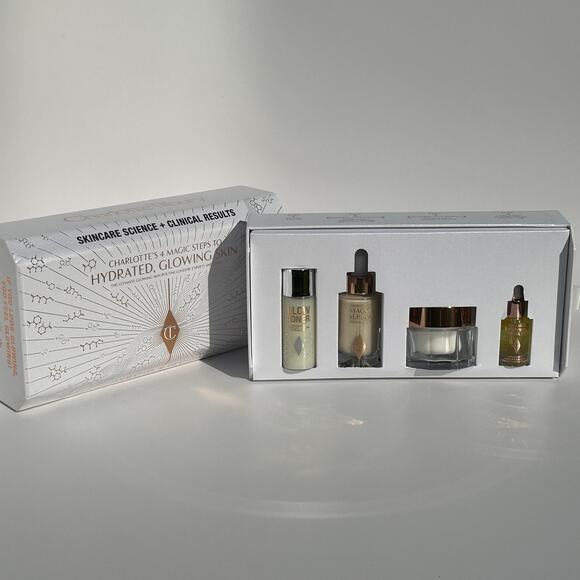 Charlotte Tilbury 4 Magic Steps Skincare Kit Charlotte's Magic Cream Serum +More - Picture 2 of 16